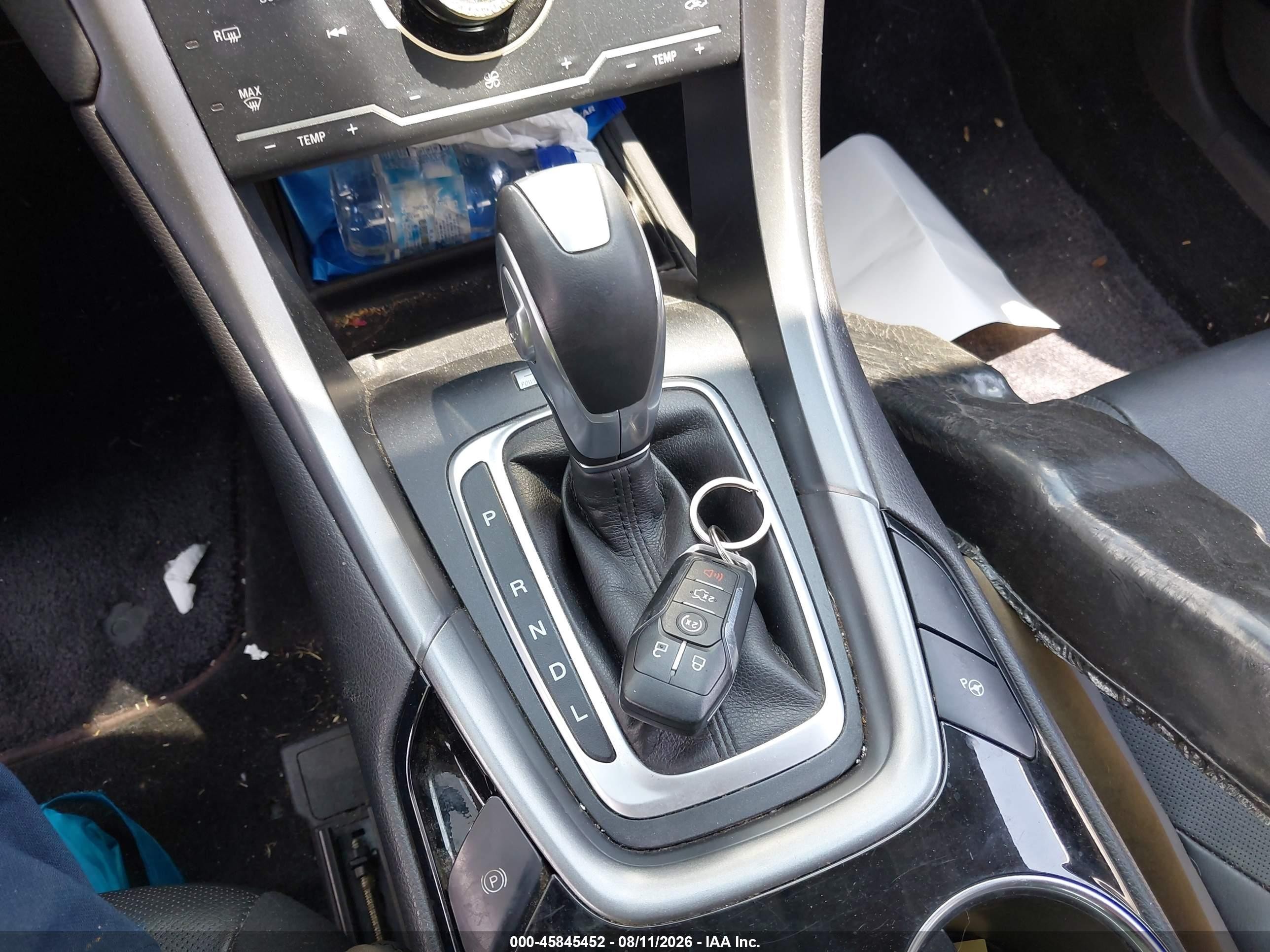 2014 Ford Fusion Hybrid Titanium Черный vin: 3FA6P0RU5ER164126