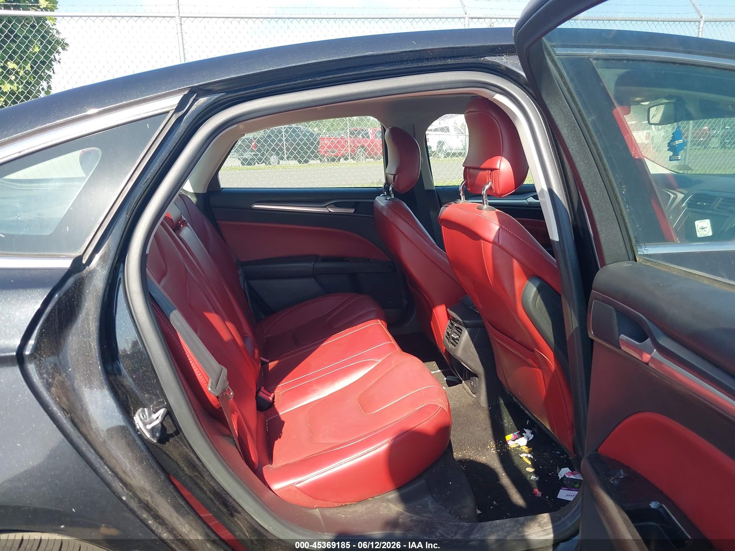 2014 Ford Fusion Hybrid Titanium Black vin: 3FA6P0RU5ER363709