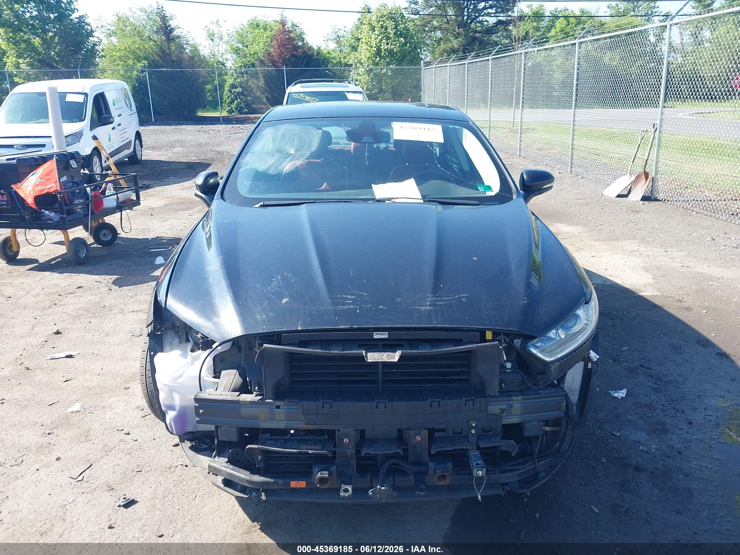 2014 Ford Fusion Hybrid Titanium Black vin: 3FA6P0RU5ER363709