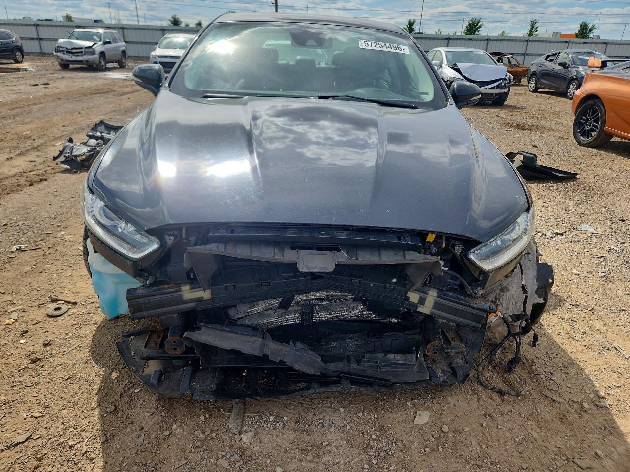 2015 Ford Fusion Titanium Hev Black vin: 3FA6P0RU5FR289872