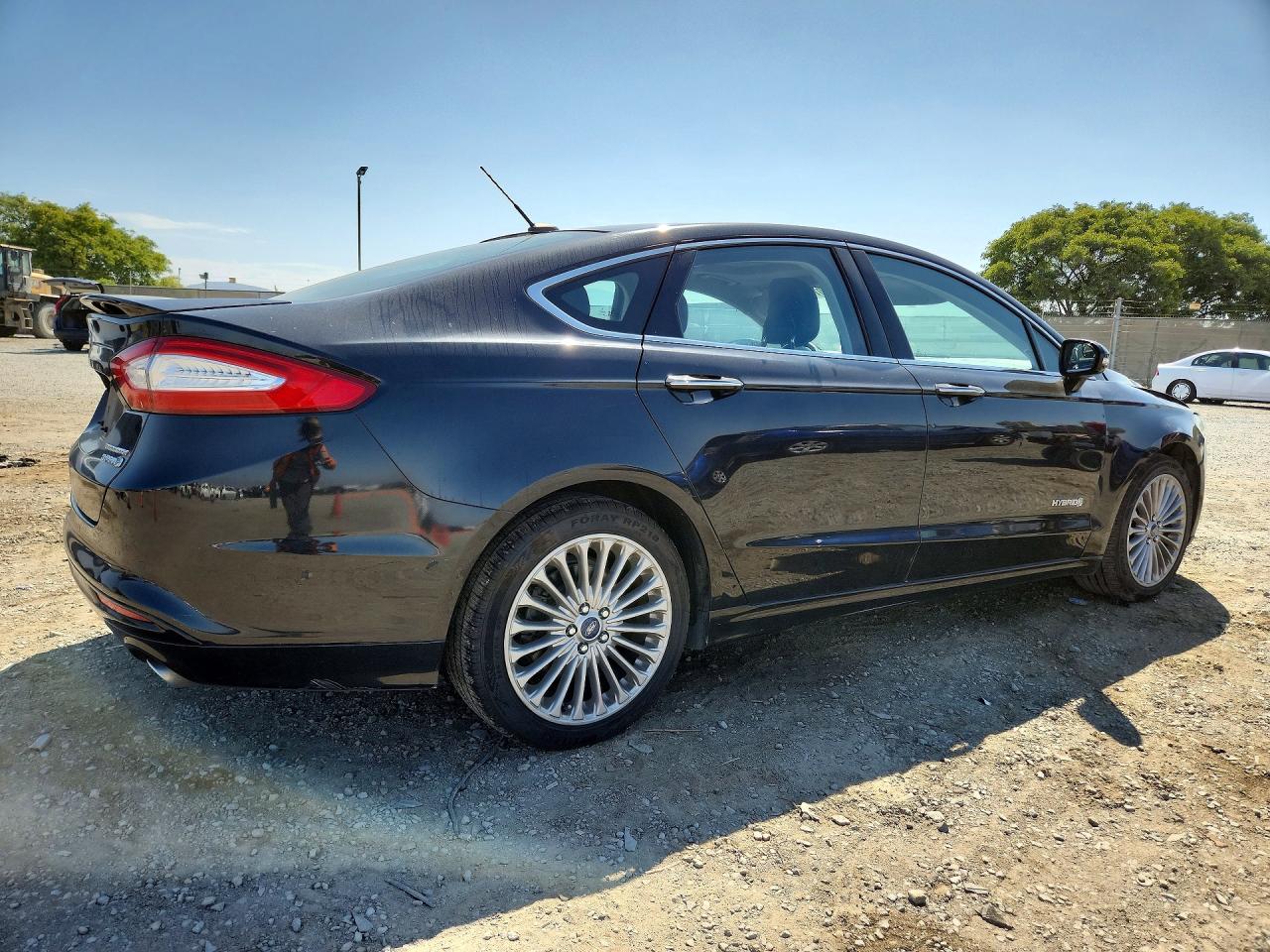 2013 Ford Fusion Titanium Hev Black vin: 3FA6P0RU6DR282104