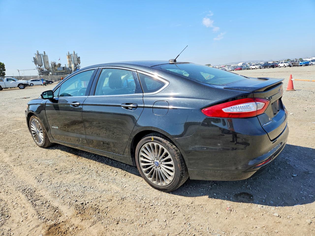 2013 Ford Fusion Titanium Hev Black vin: 3FA6P0RU6DR282104