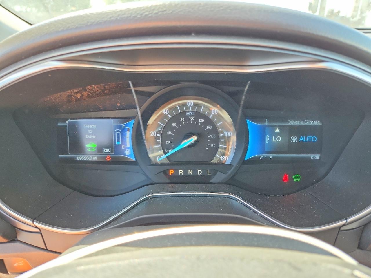 2013 Ford Fusion Titanium Hev Black vin: 3FA6P0RU6DR282104