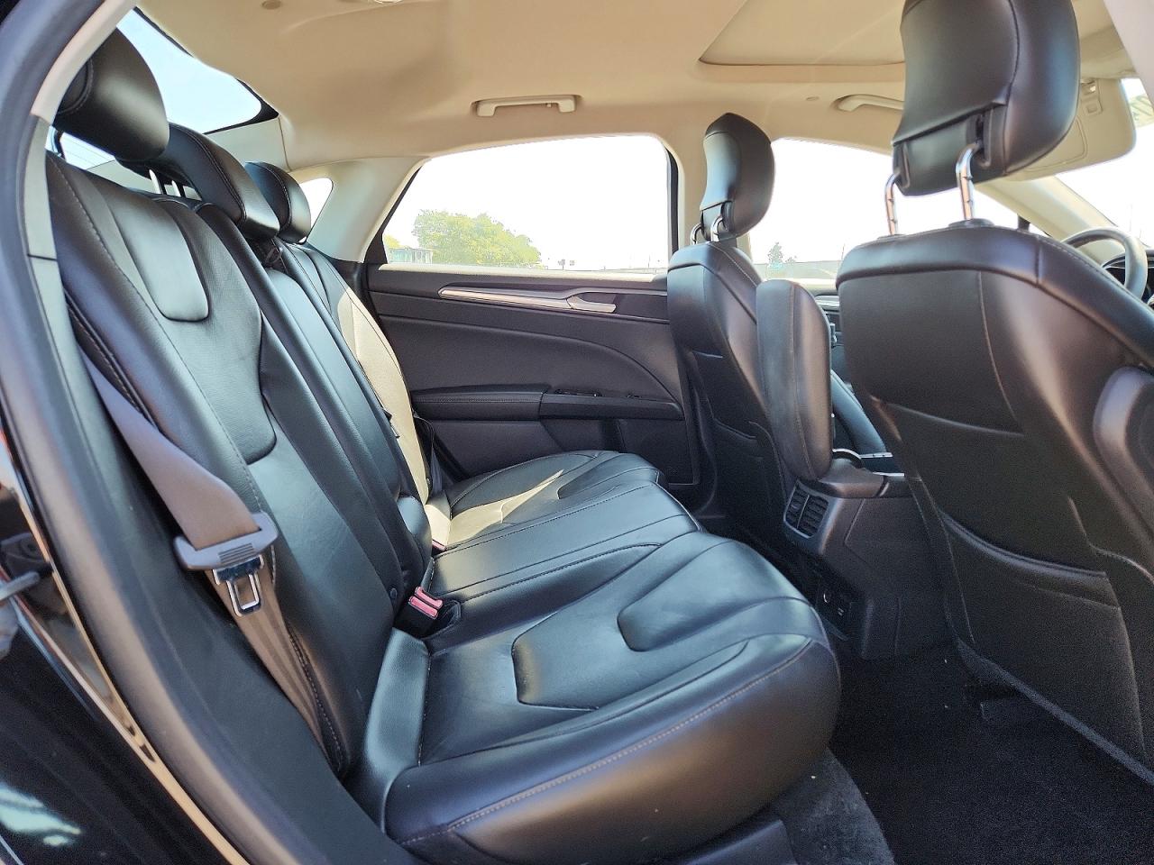 2013 Ford Fusion Titanium Hev Black vin: 3FA6P0RU6DR282104