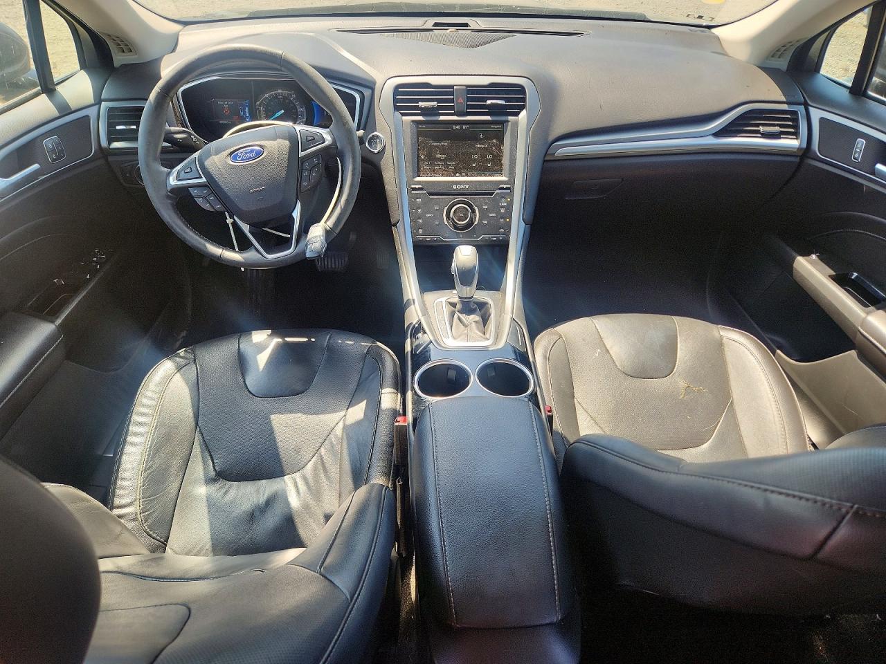 2013 Ford Fusion Titanium Hev Black vin: 3FA6P0RU6DR282104