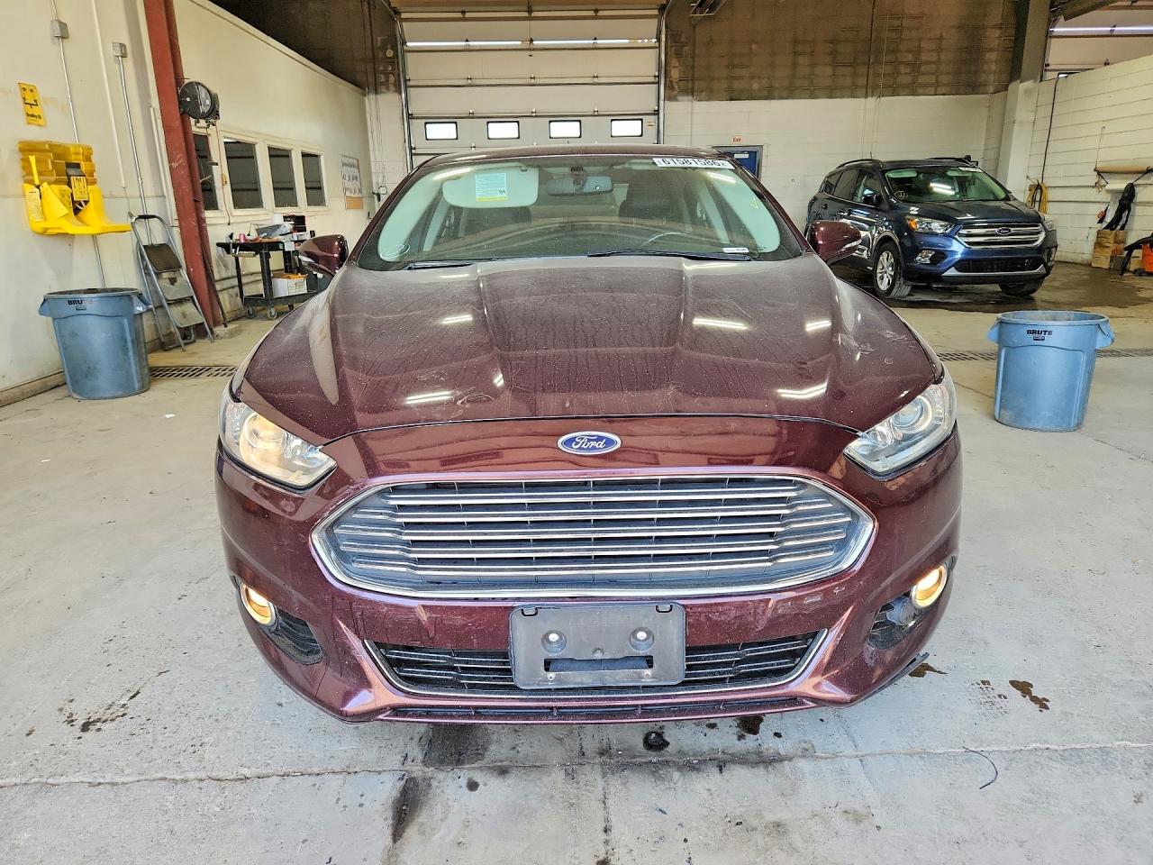 2013 Ford Fusion Titanium Hev Burgundy vin: 3FA6P0RU6DR324769