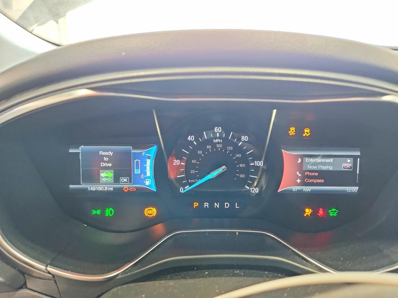 2013 Ford Fusion Titanium Hev Burgundy vin: 3FA6P0RU6DR324769
