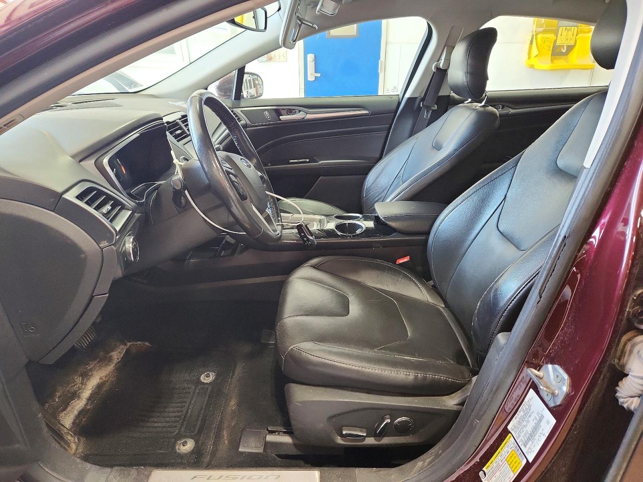 2013 Ford Fusion Titanium Hev Burgundy vin: 3FA6P0RU6DR324769