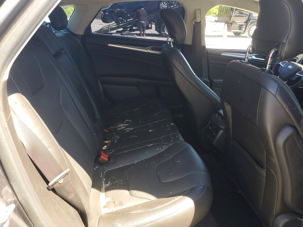2014 Ford Fusion Titanium Hev Gray vin: 3FA6P0RU6ER349785
