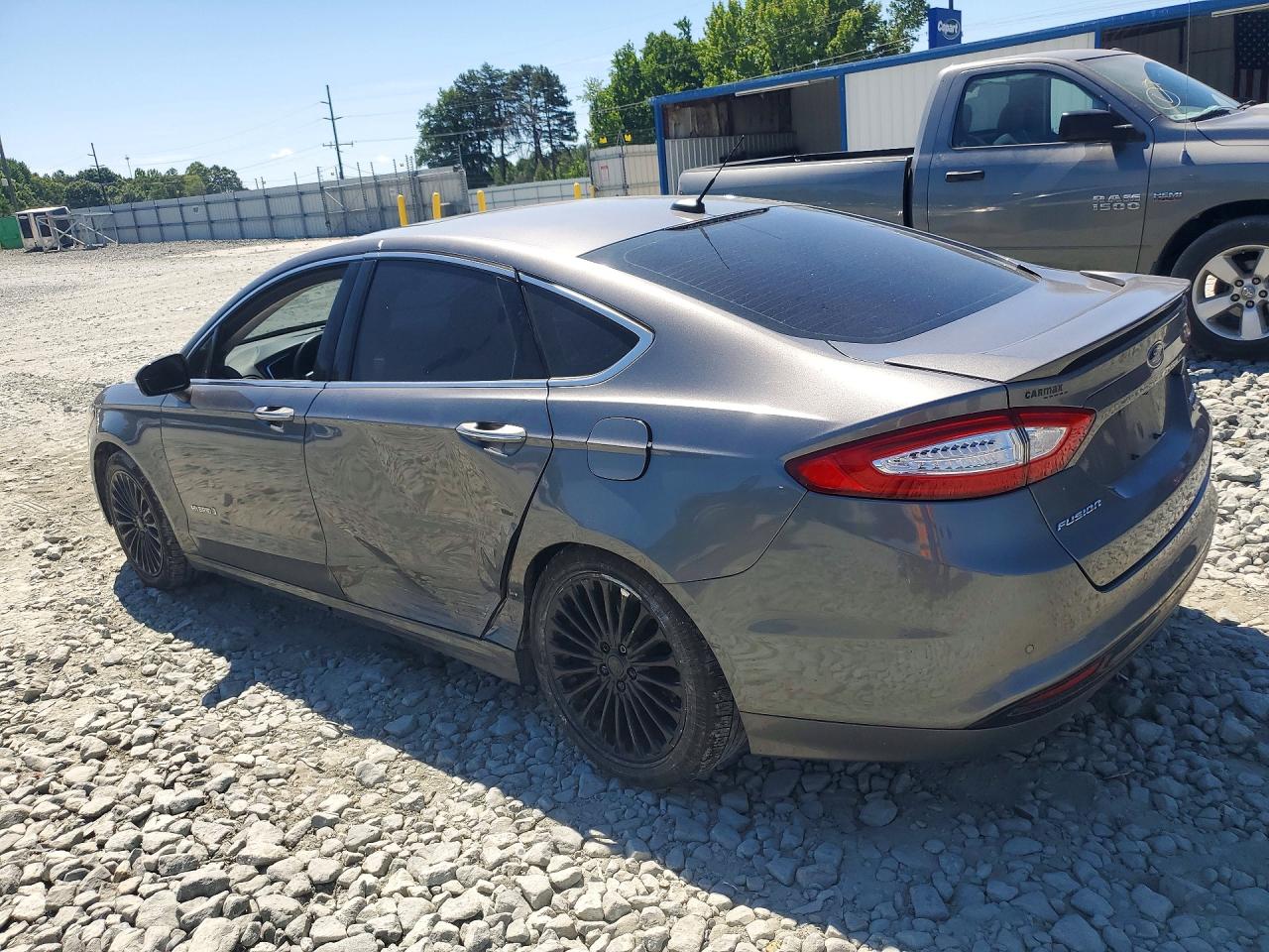 2014 Ford Fusion Titanium Hev Gray vin: 3FA6P0RU6ER349785