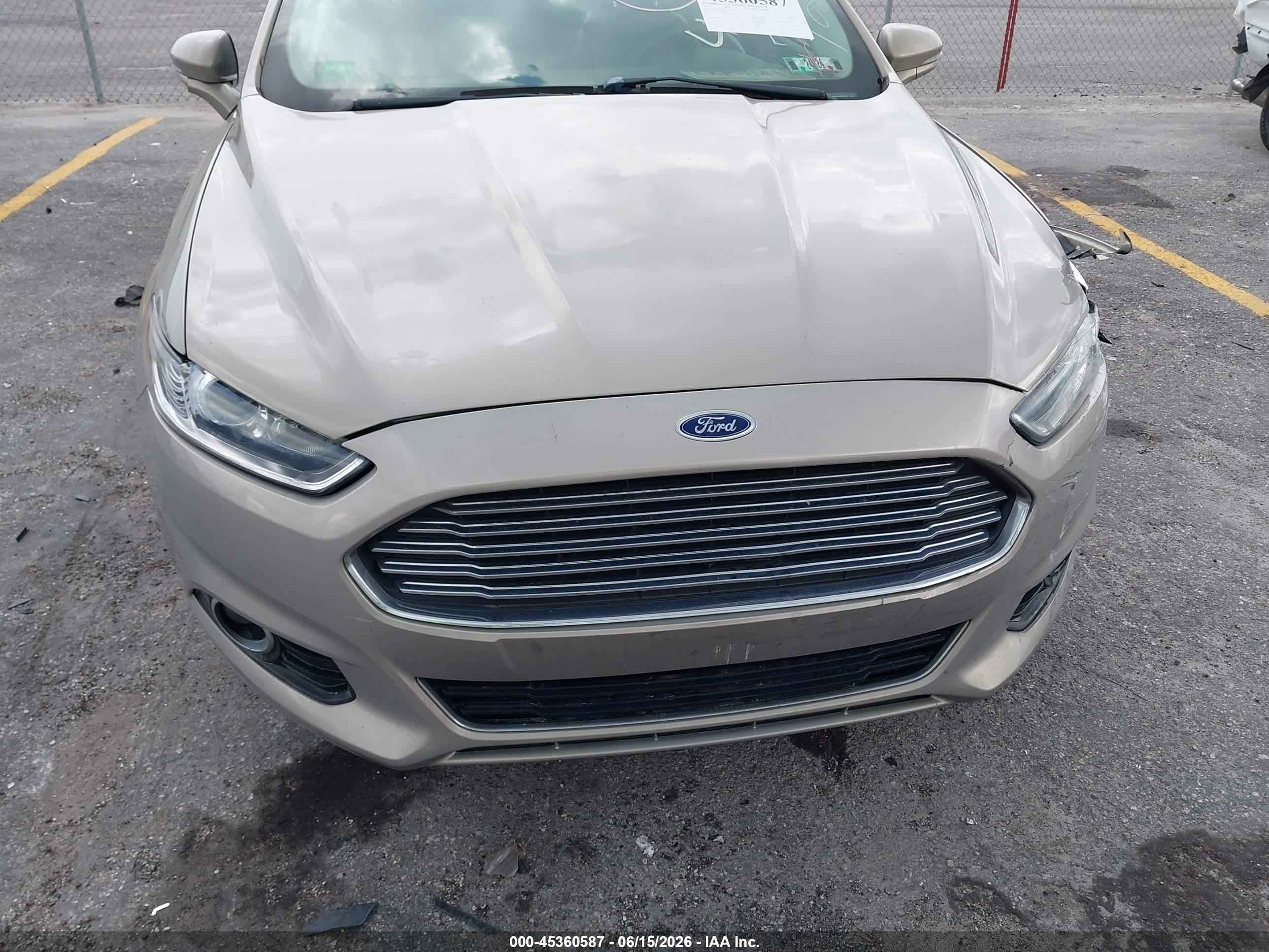 2015 Ford Fusion Hybrid Titanium Silver vin: 3FA6P0RU6FR287287