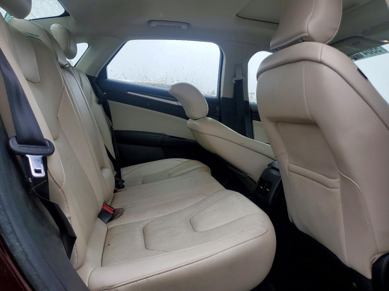 2017 Ford Fusion Titanium Hev Бордовый vin: 3FA6P0RU6HR138221