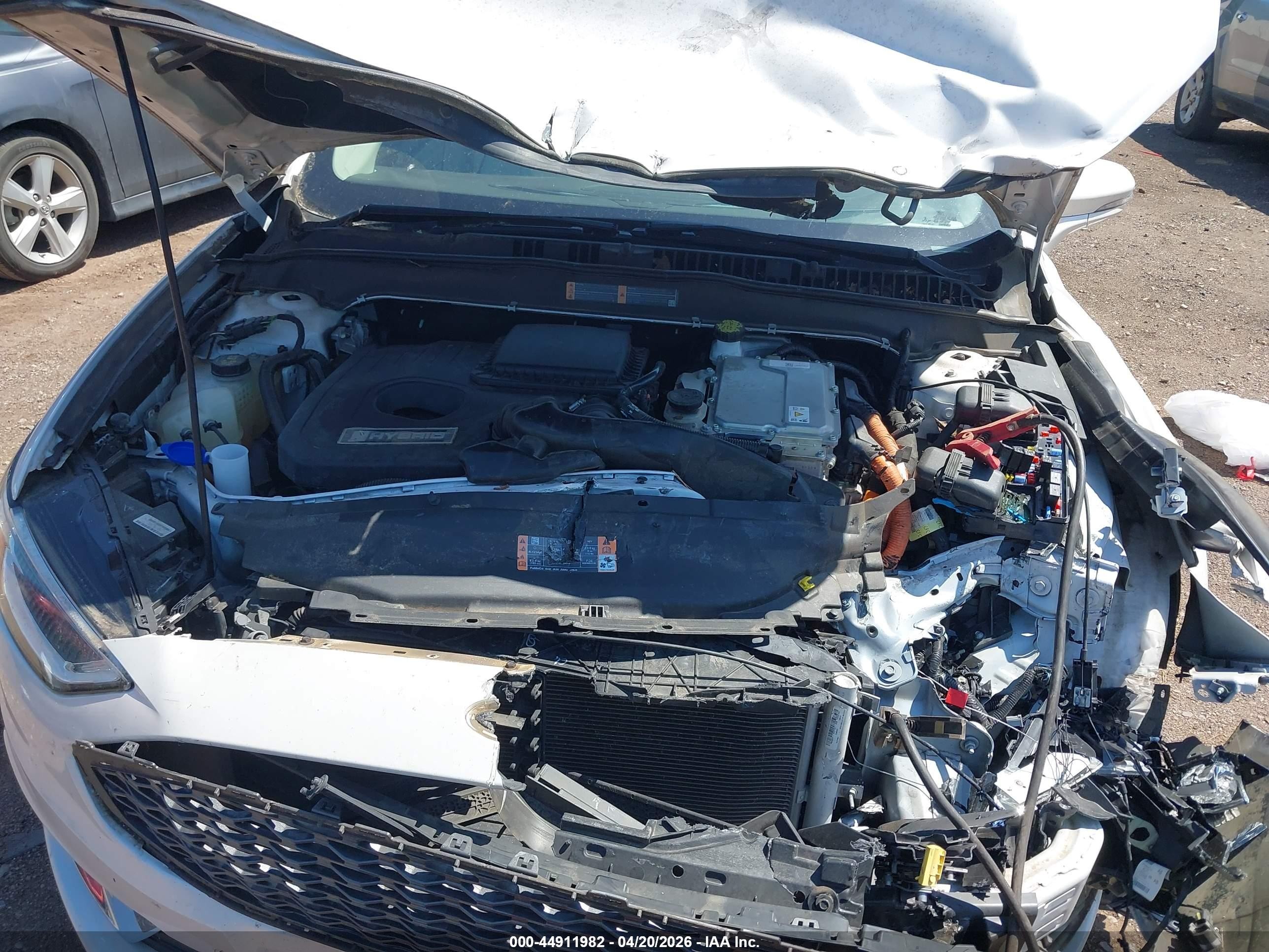 2018 Ford Fusion Hybrid Platinum Белый vin: 3FA6P0RU6JR264908