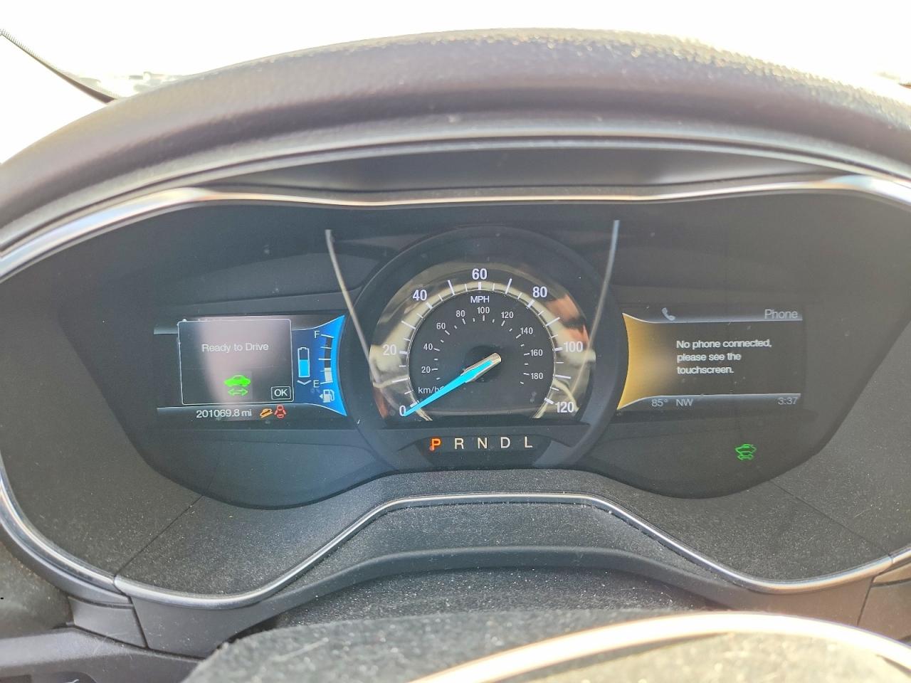 2014 Ford Fusion Titanium Hev Gray vin: 3FA6P0RU7ER135808