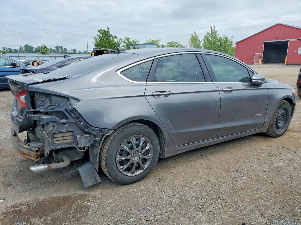 2014 Ford Fusion Titanium Hev Gray vin: 3FA6P0RU7ER245810