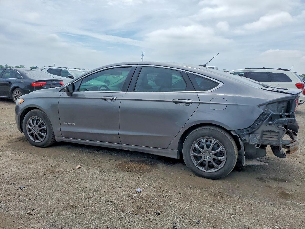 2014 Ford Fusion Titanium Hev Gray vin: 3FA6P0RU7ER245810