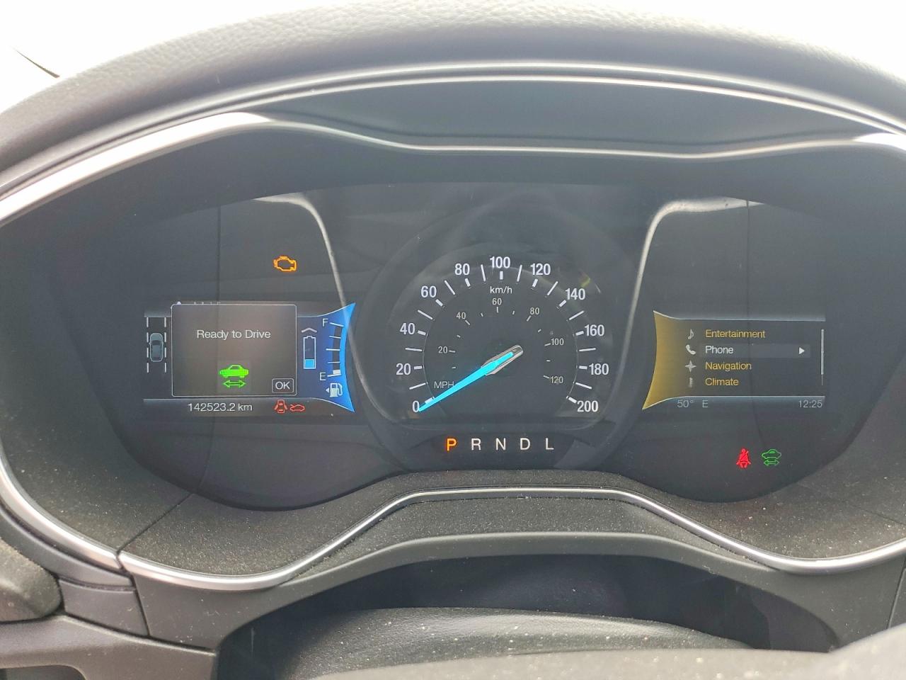 2014 Ford Fusion Titanium Hev Gray vin: 3FA6P0RU7ER245810