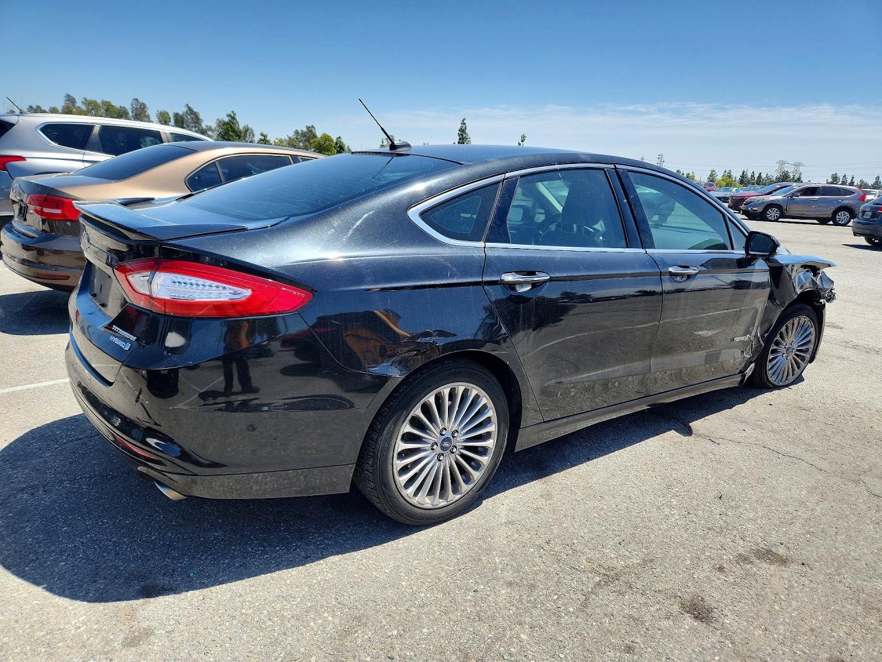 2014 Ford Fusion Titanium Hev Черный vin: 3FA6P0RU7ER288852