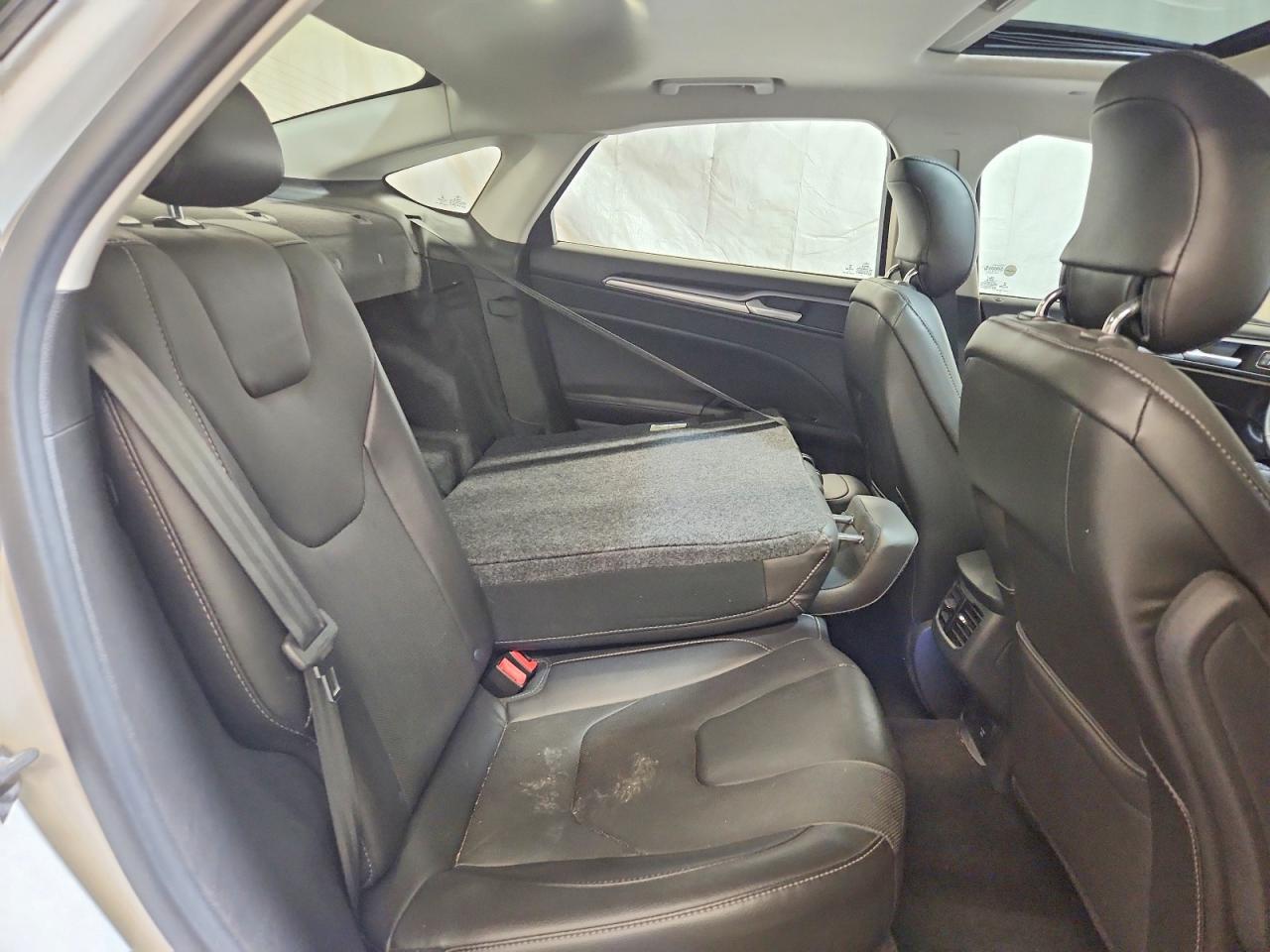 2014 Ford Fusion Titanium Hev White vin: 3FA6P0RU7ER397652