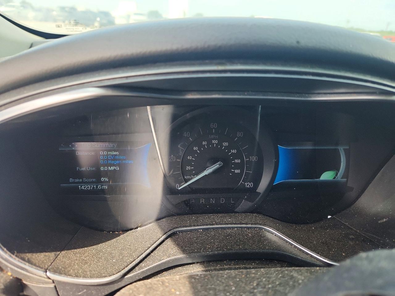 2015 Ford Fusion Titanium Hev White vin: 3FA6P0RU7FR114006