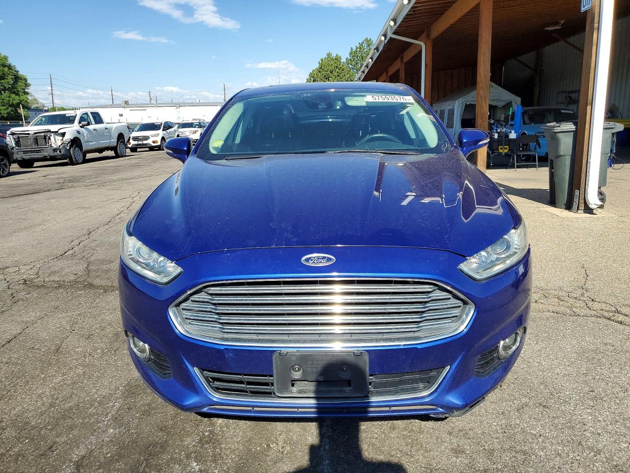 2015 Ford Fusion Titanium Hev Синий vin: 3FA6P0RU7FR169135