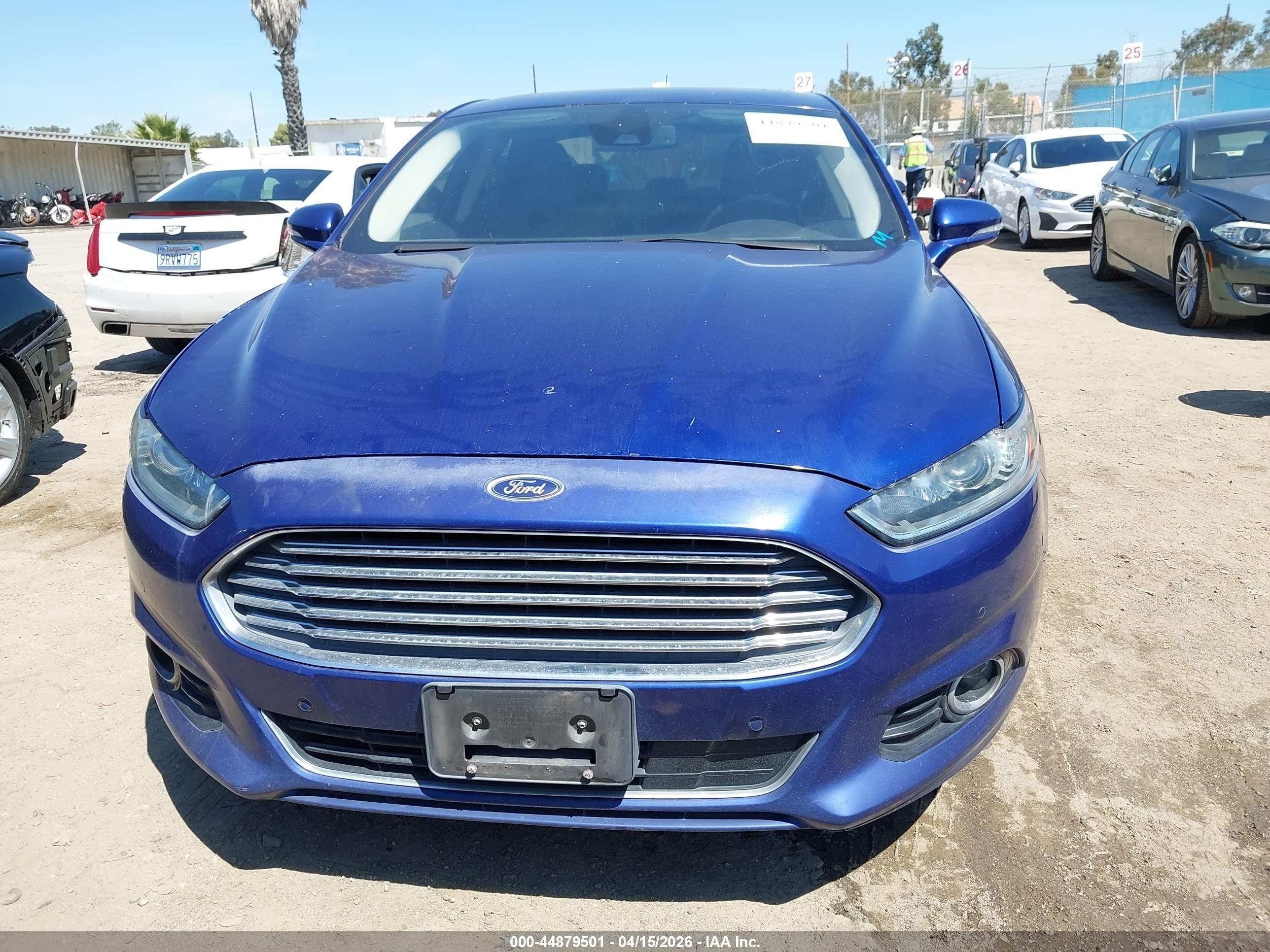 2013 Ford Fusion Hybrid Titanium Blue vin: 3FA6P0RU8DR279320