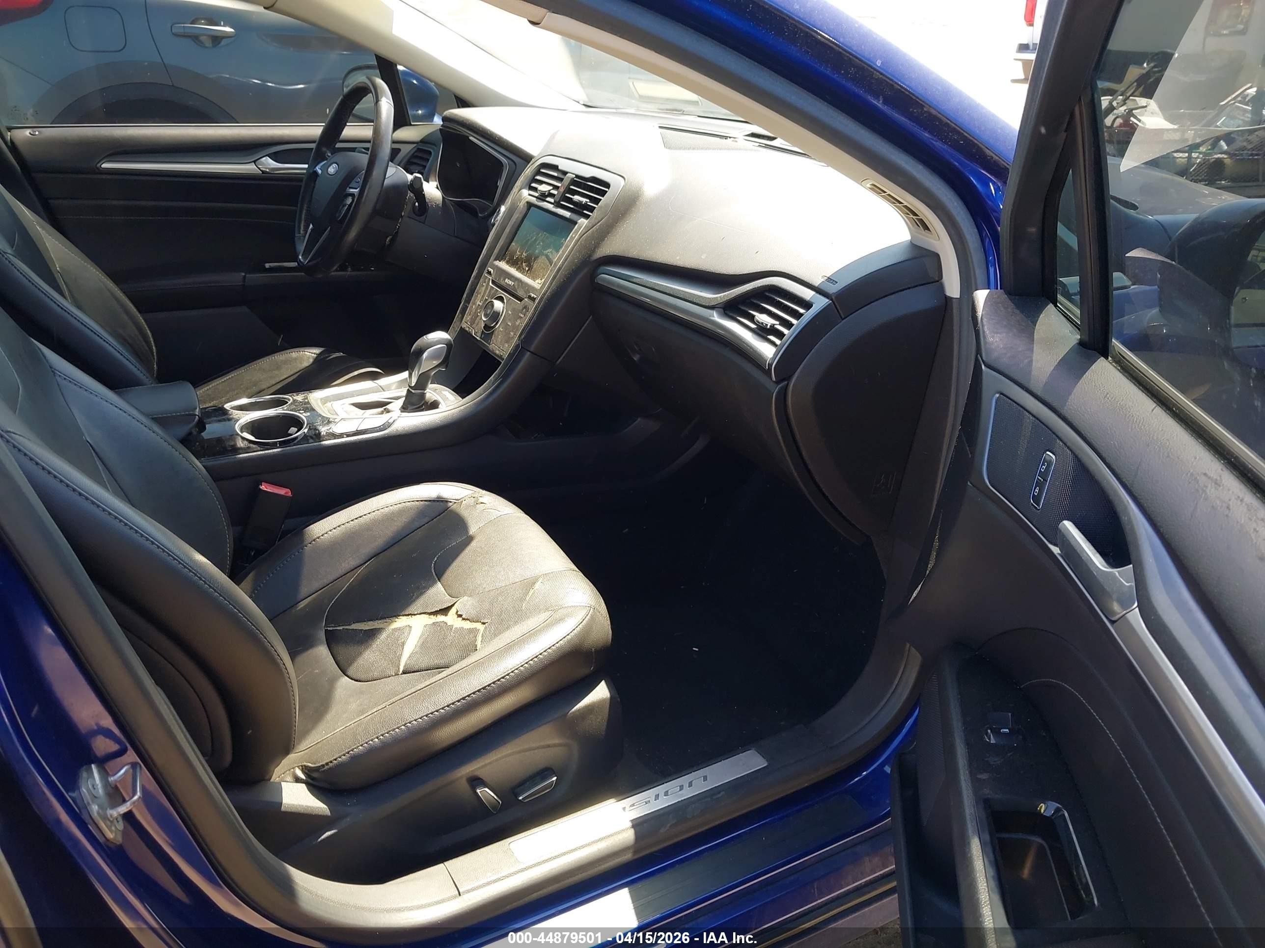 2013 Ford Fusion Hybrid Titanium Blue vin: 3FA6P0RU8DR279320