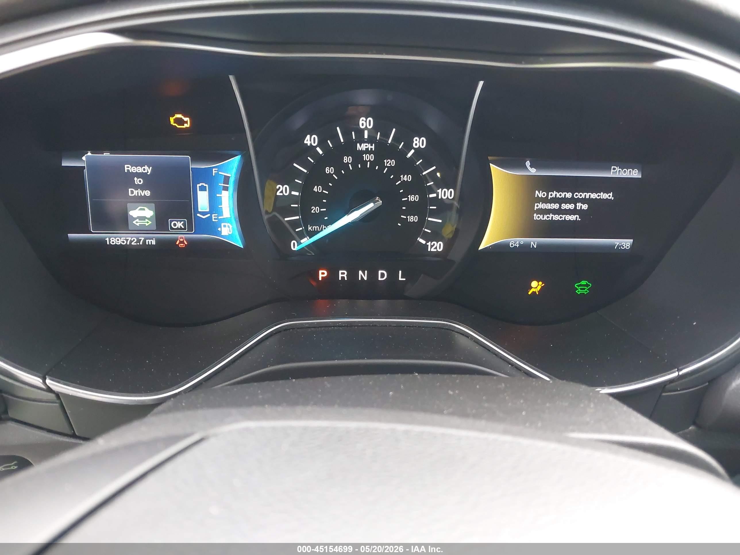 2013 Ford Fusion Hybrid Titanium White vin: 3FA6P0RU8DR282010