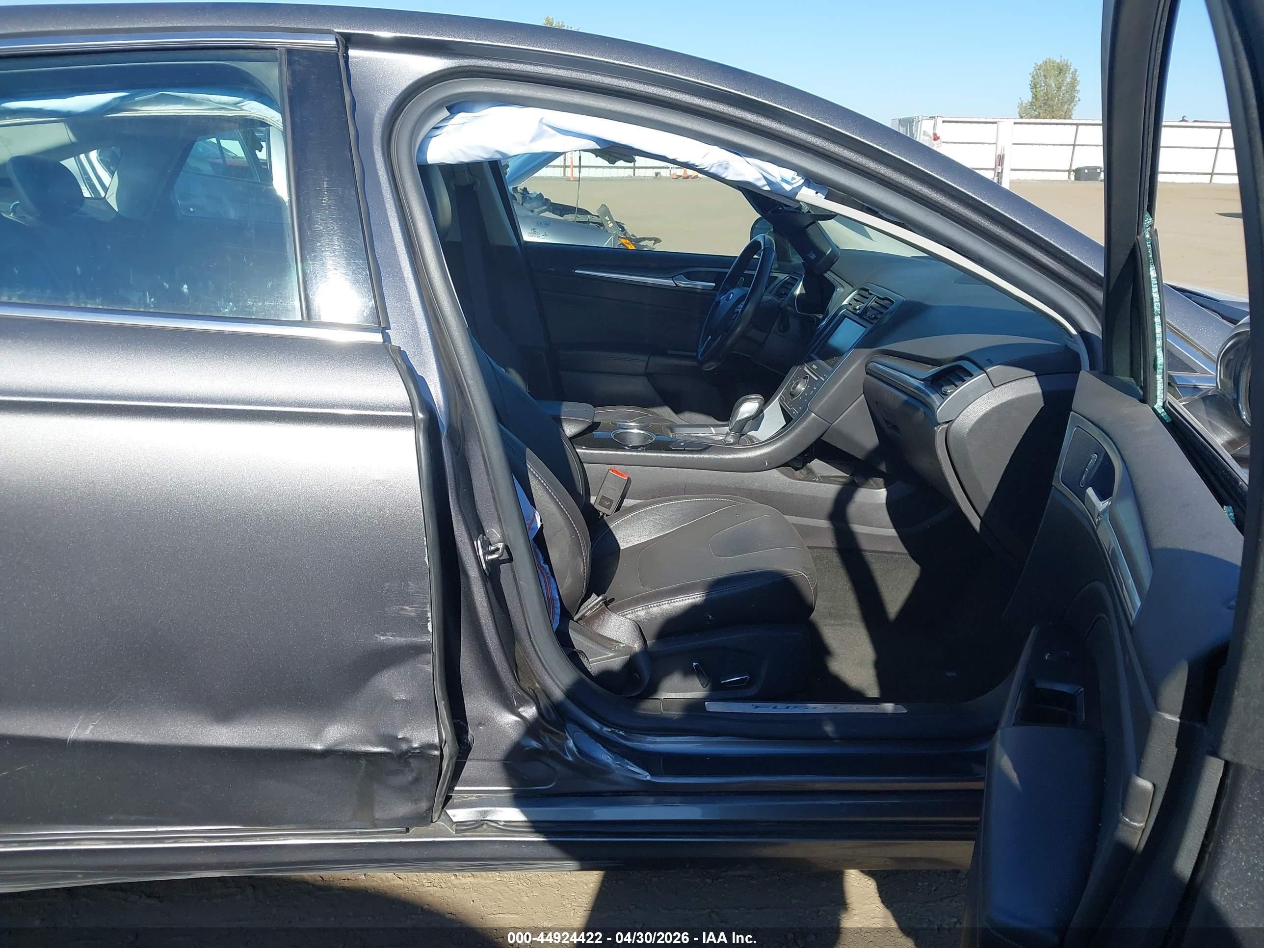 2013 Ford Fusion Hybrid Titanium Gray vin: 3FA6P0RU8DR345607