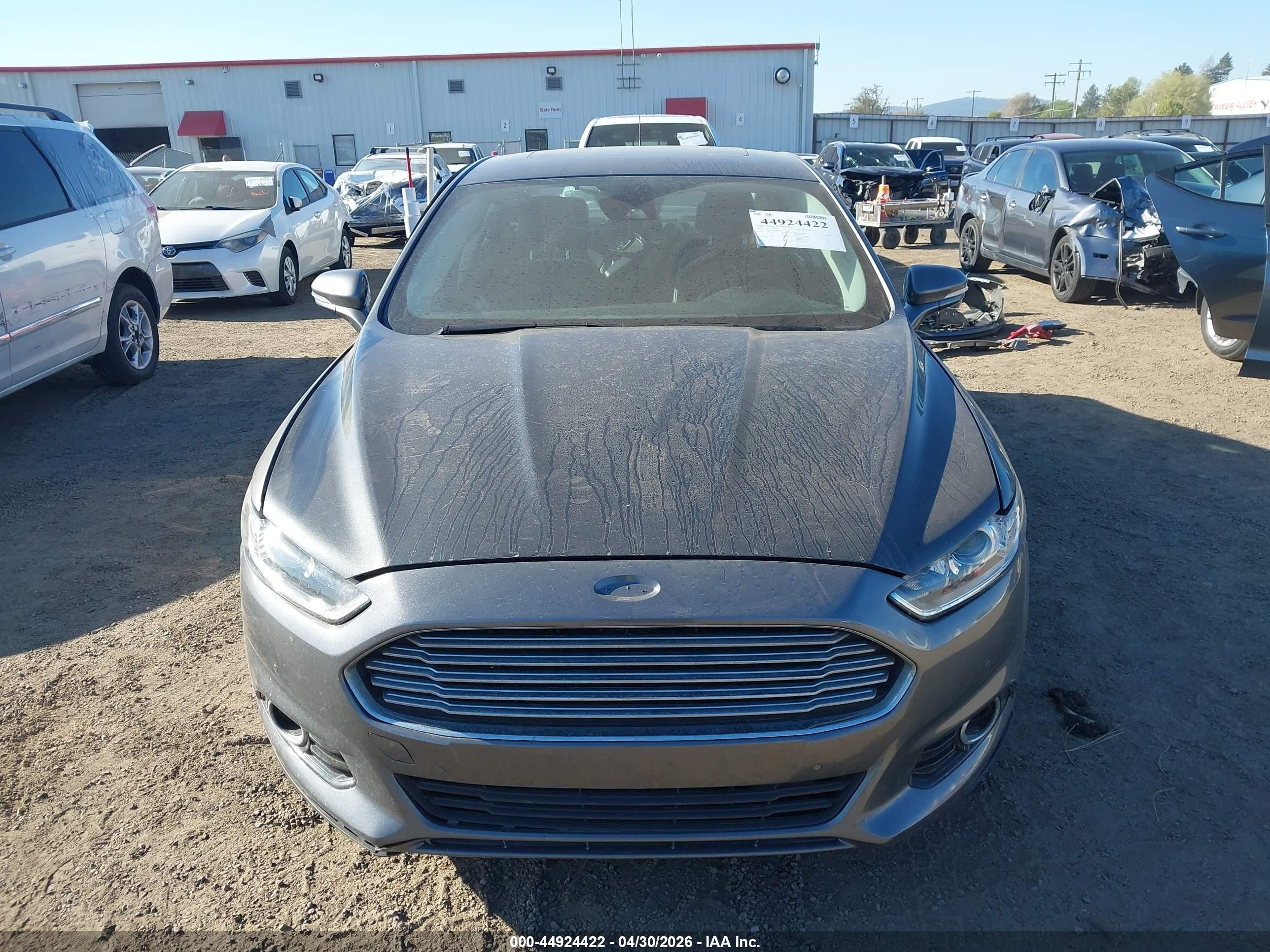 2013 Ford Fusion Hybrid Titanium Gray vin: 3FA6P0RU8DR345607