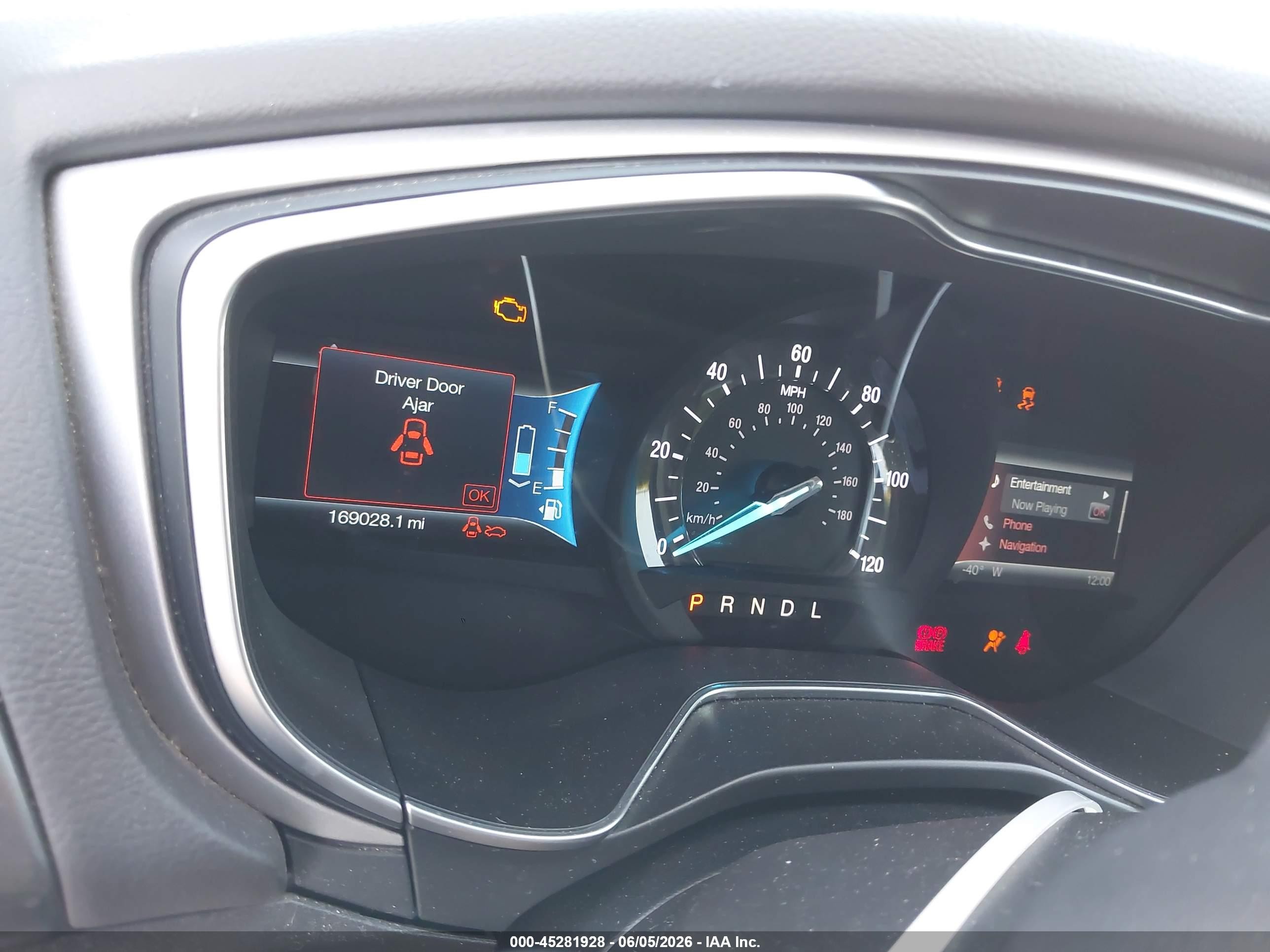 2014 Ford Fusion Hybrid Titanium White vin: 3FA6P0RU8ER203534