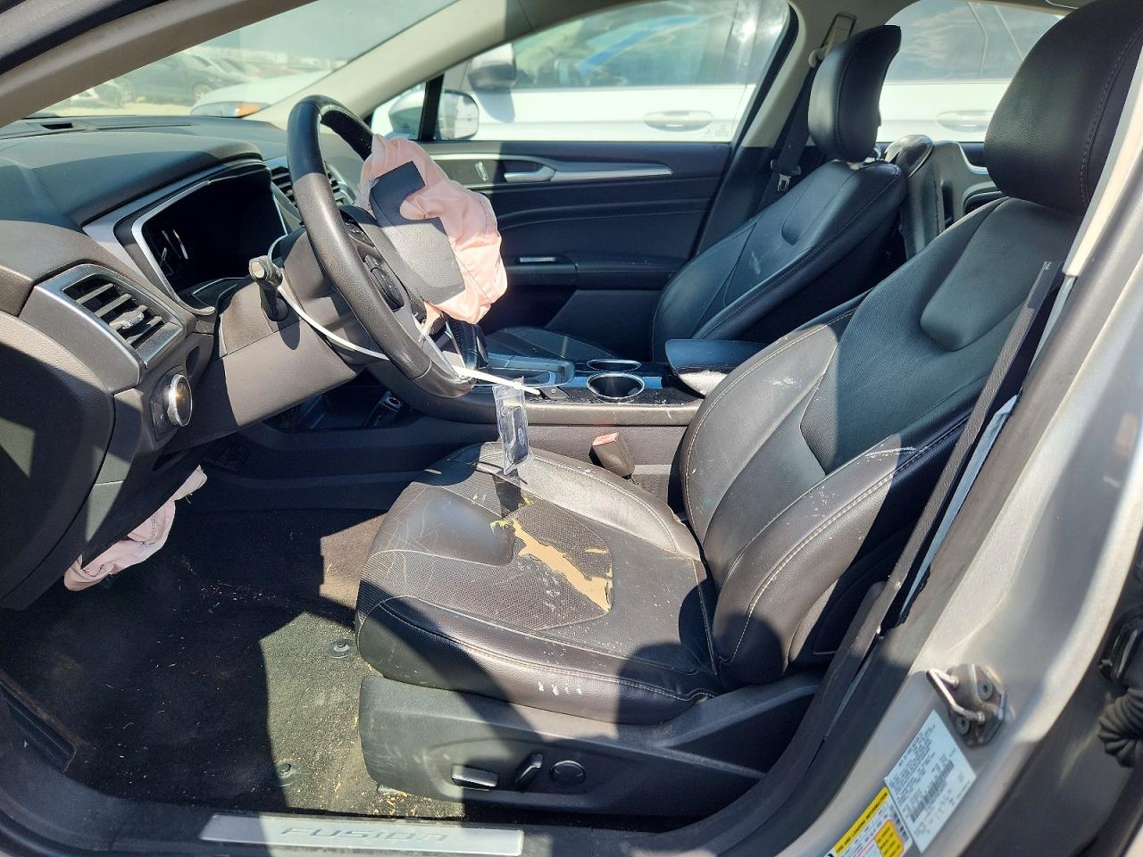 2013 Ford Fusion Titanium Hev Silver vin: 3FA6P0RU9DR368992