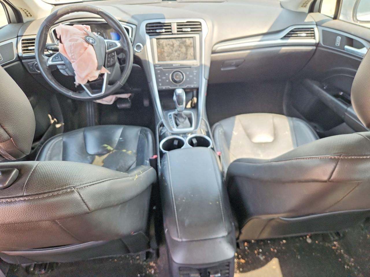 2013 Ford Fusion Titanium Hev Silver vin: 3FA6P0RU9DR368992