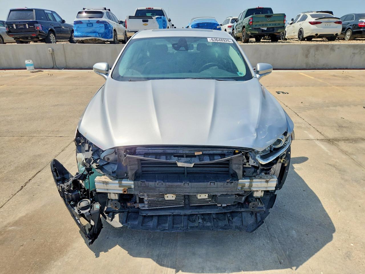 2013 Ford Fusion Titanium Hev Silver vin: 3FA6P0RU9DR368992