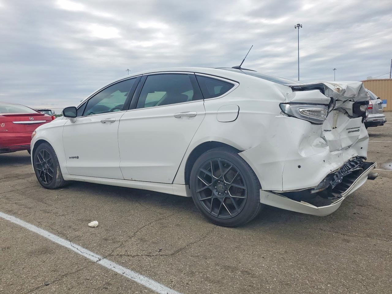 2014 Ford Fusion Titanium Hev Белый vin: 3FA6P0RU9ER127502