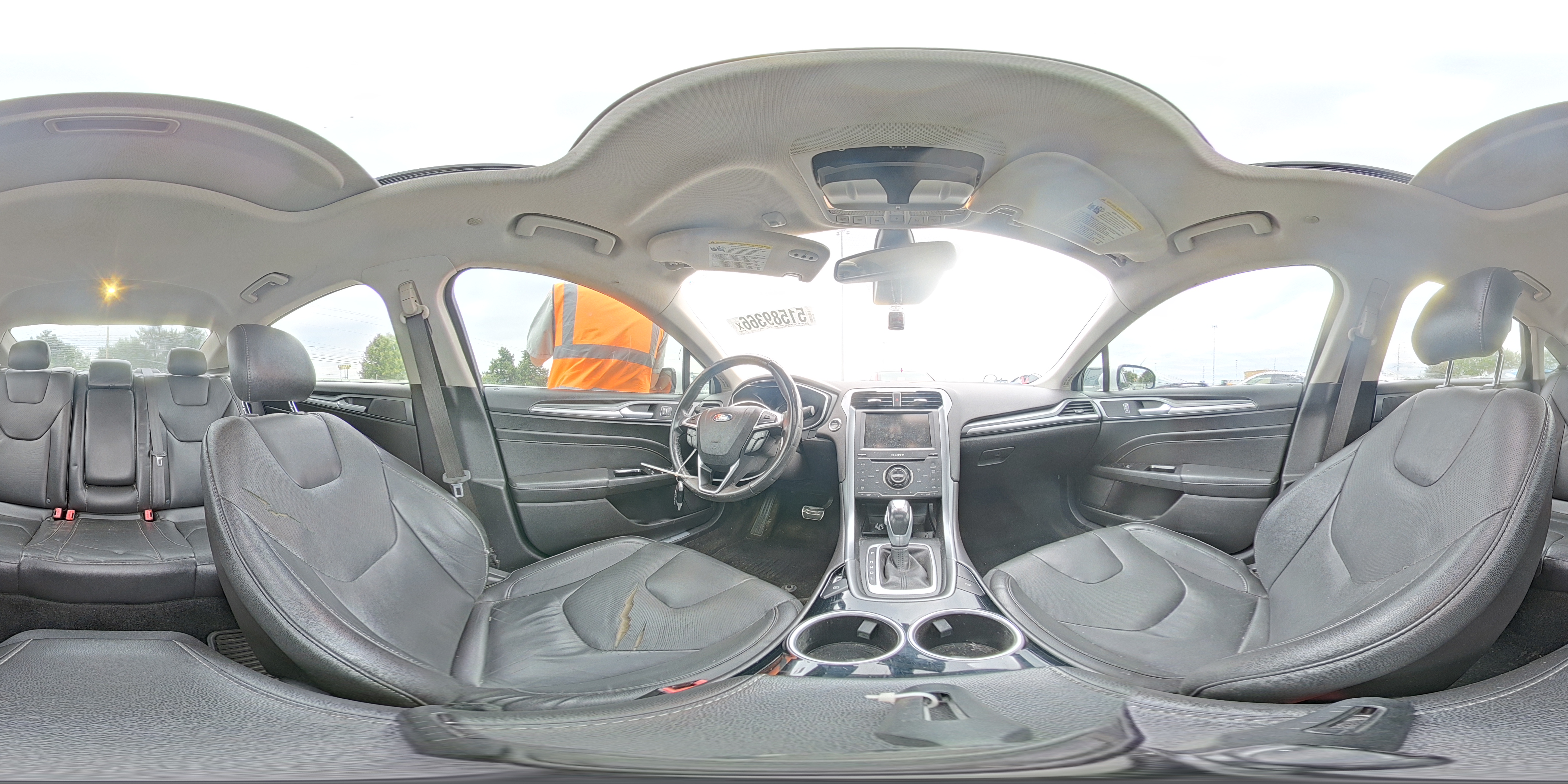 2014 Ford Fusion Titanium Hev Белый vin: 3FA6P0RU9ER127502