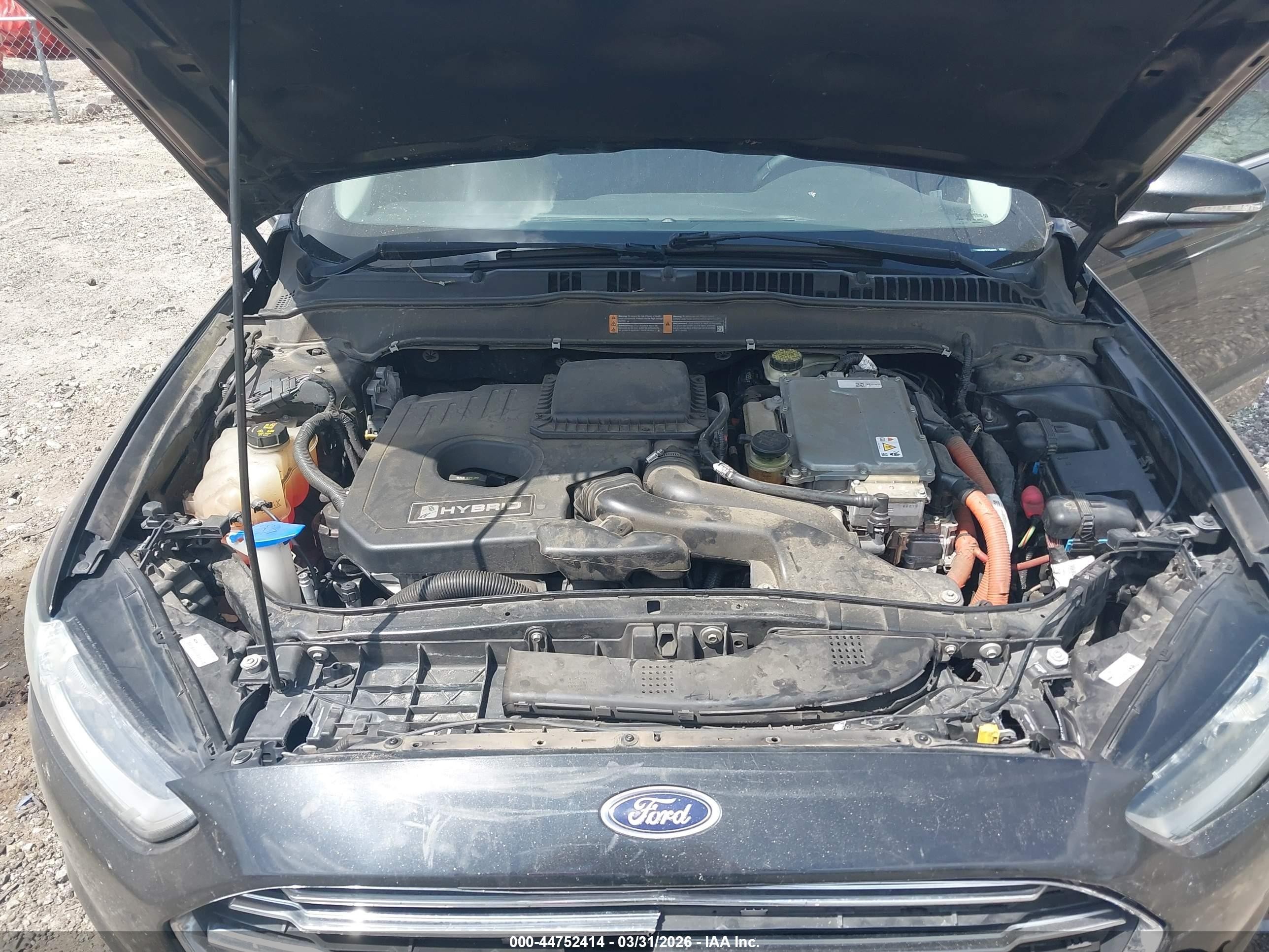 2014 Ford Fusion Hybrid Titanium Black vin: 3FA6P0RU9ER304095
