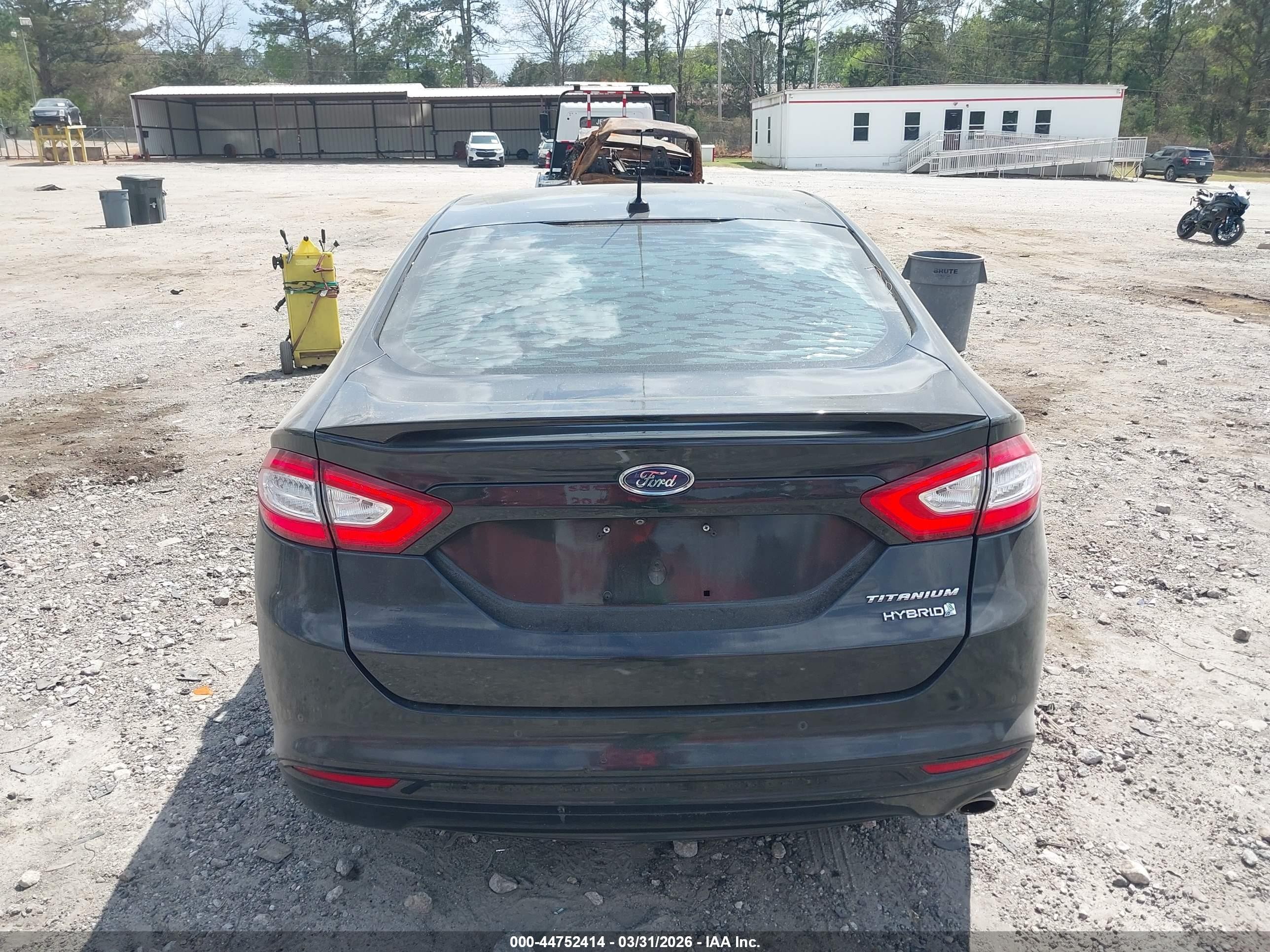 2014 Ford Fusion Hybrid Titanium Black vin: 3FA6P0RU9ER304095