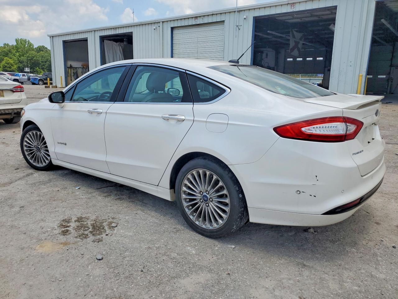 2014 Ford Fusion Titanium Hev Белый vin: 3FA6P0RU9ER311354