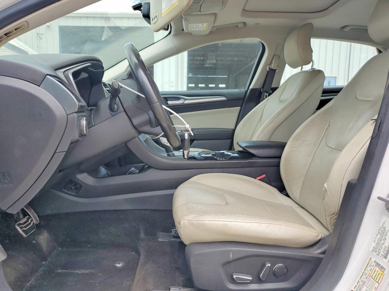2014 Ford Fusion Titanium Hev Белый vin: 3FA6P0RU9ER311354