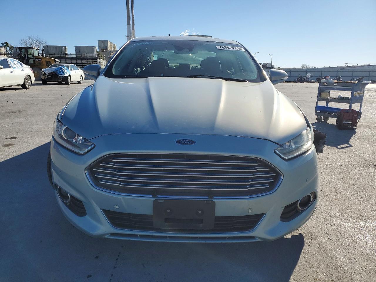 2014 Ford Fusion Titanium Hev Бирюзовый vin: 3FA6P0RU9ER350672