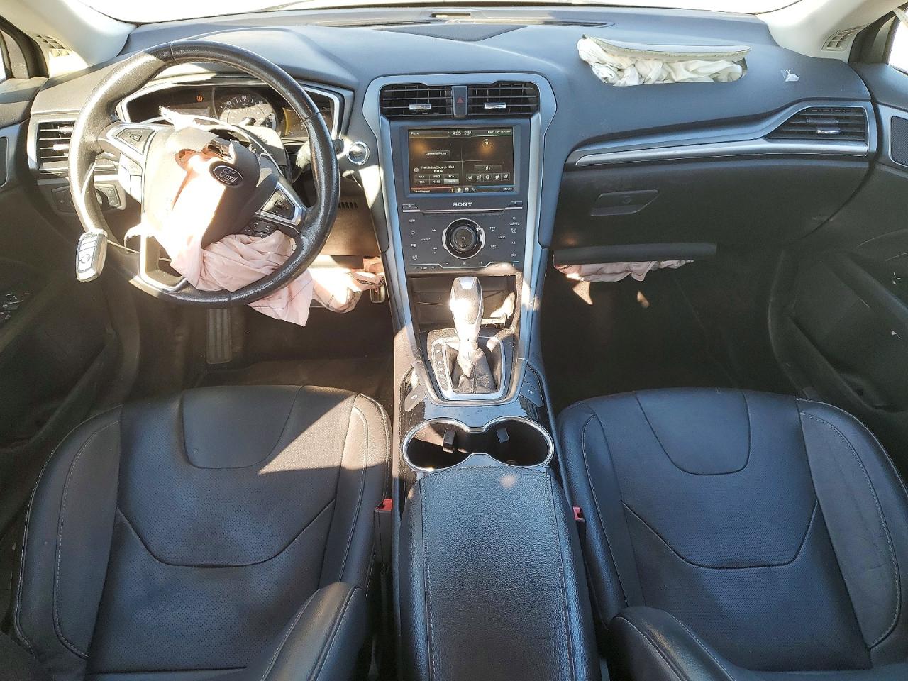 2014 Ford Fusion Titanium Hev Бирюзовый vin: 3FA6P0RU9ER350672