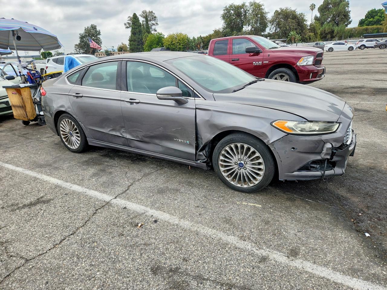 2014 Ford Fusion Titanium Hev Gray vin: 3FA6P0RU9ER366239