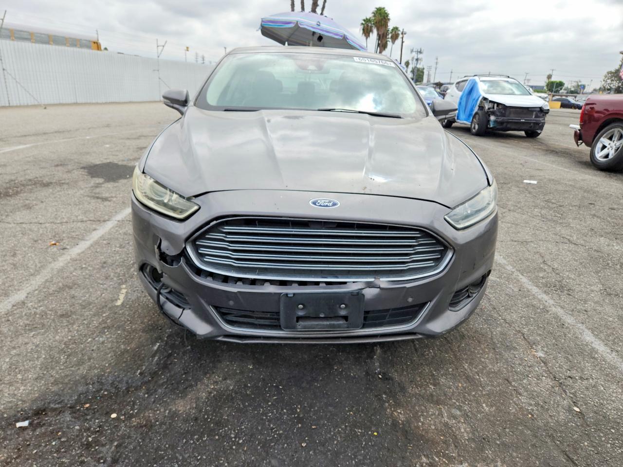 2014 Ford Fusion Titanium Hev Gray vin: 3FA6P0RU9ER366239
