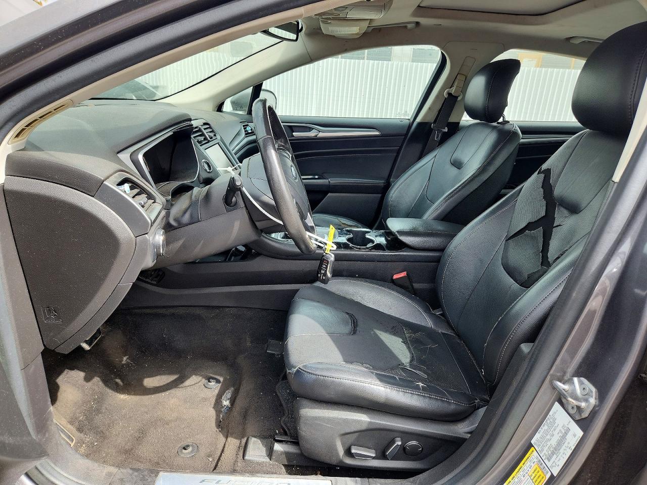 2014 Ford Fusion Titanium Hev Gray vin: 3FA6P0RU9ER366239