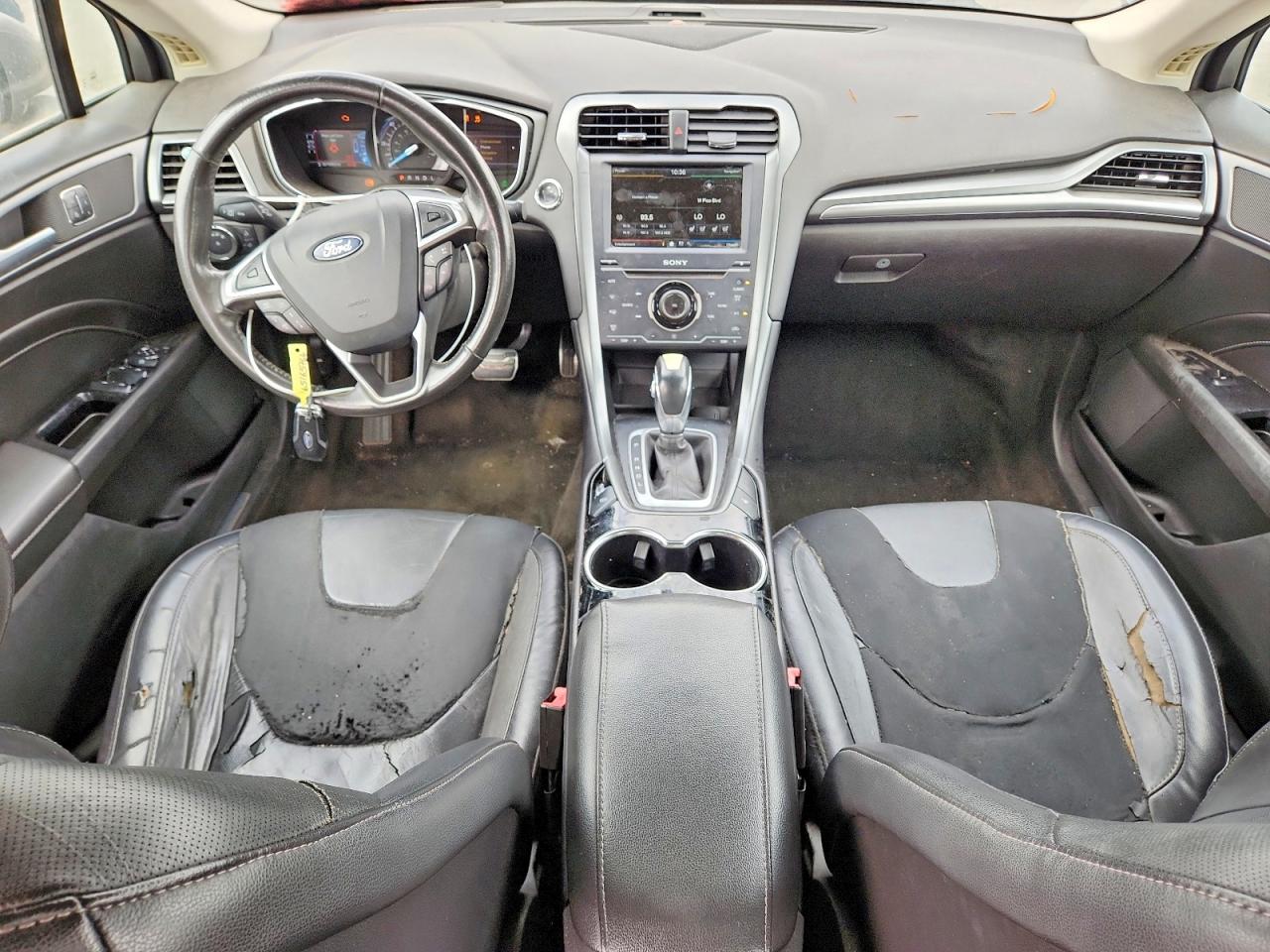 2014 Ford Fusion Titanium Hev Gray vin: 3FA6P0RU9ER366239