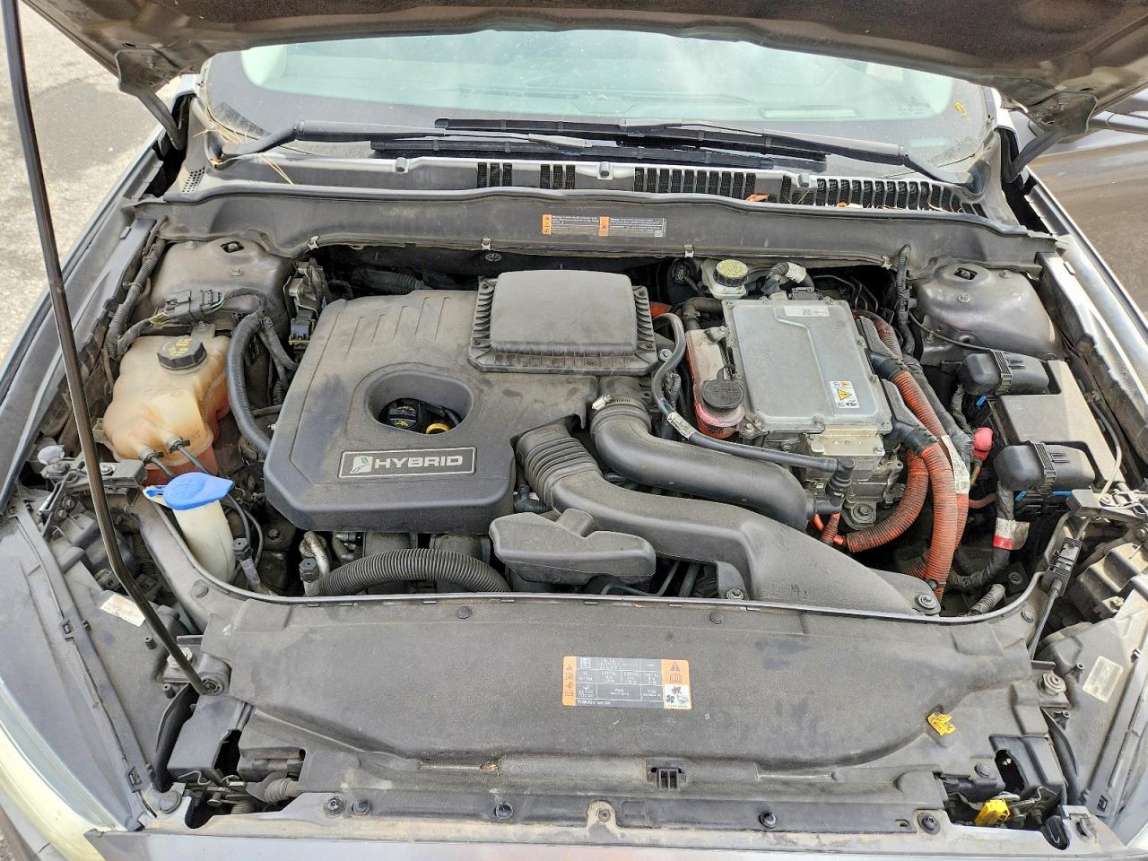 2014 Ford Fusion Titanium Hev Gray vin: 3FA6P0RU9ER366239
