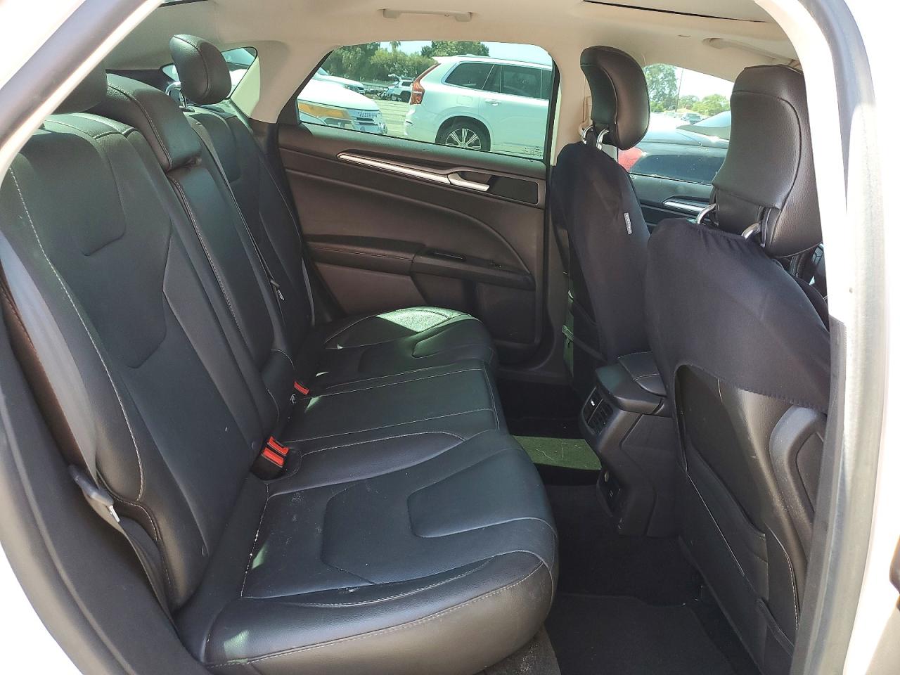 2013 Ford Fusion Titanium Hev White vin: 3FA6P0RUXDR363106