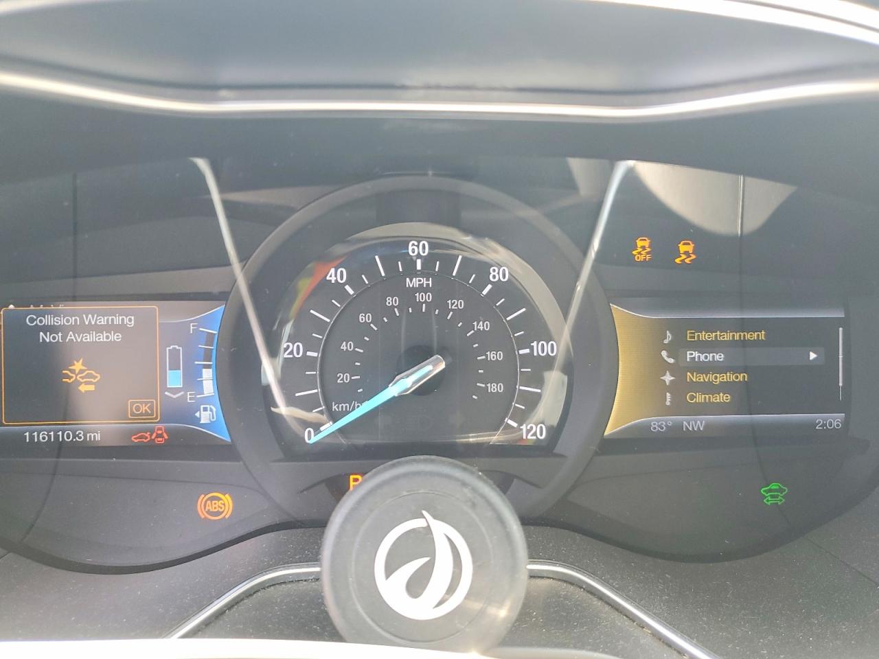 2014 Ford Fusion Titanium Hev Silver vin: 3FA6P0RUXER117223