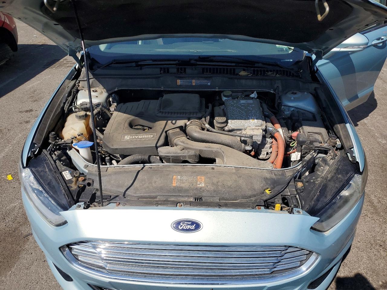2014 Ford Fusion Titanium Hev Blue vin: 3FA6P0RUXER117481